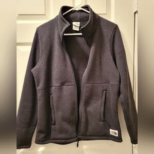 The North Face womens zip up sweater fleece